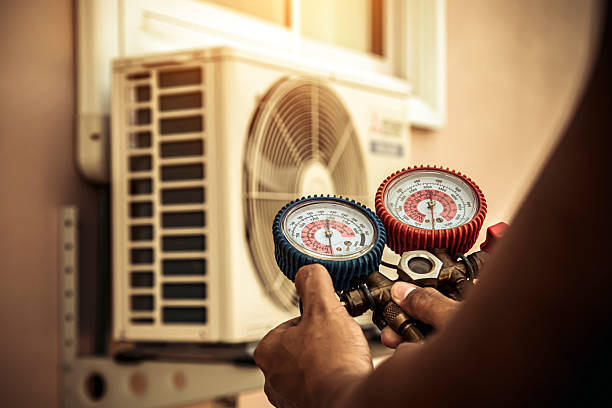 Professional Ac Installation technician working in Osgood, OH